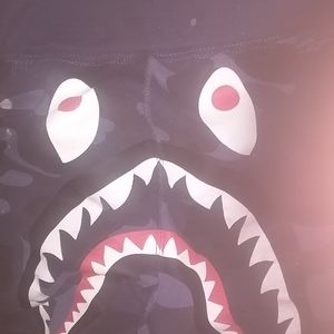 Bape blue monster shorts size XL